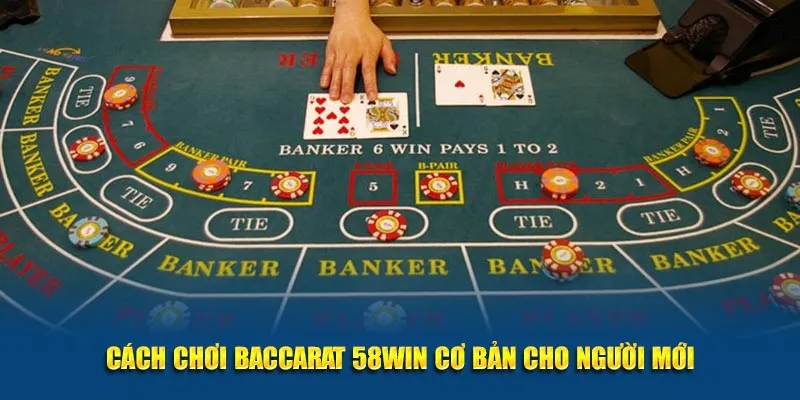 Cách chơi baccarat 58WIN cơ bản cho người mới